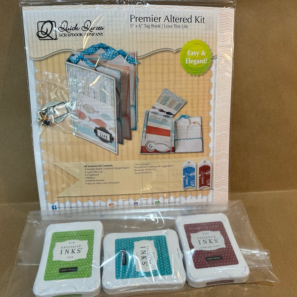 Quick quotes, scrapbook company, 5 x 6 tag book